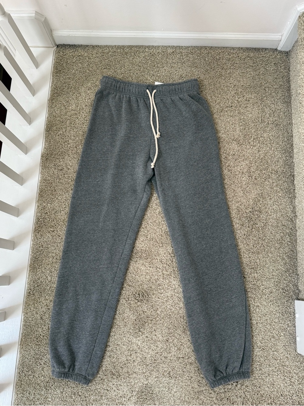 NWT PerfectWhiteTee Michelle Cotton Fleece Sweatpants Size S - Picture 2 of 4